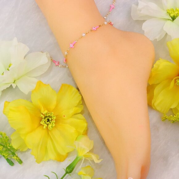 "Minimalist Anklet, Sleek & Modern Design, Women’s Fashion, YC110023-A - Picture 6 of 10